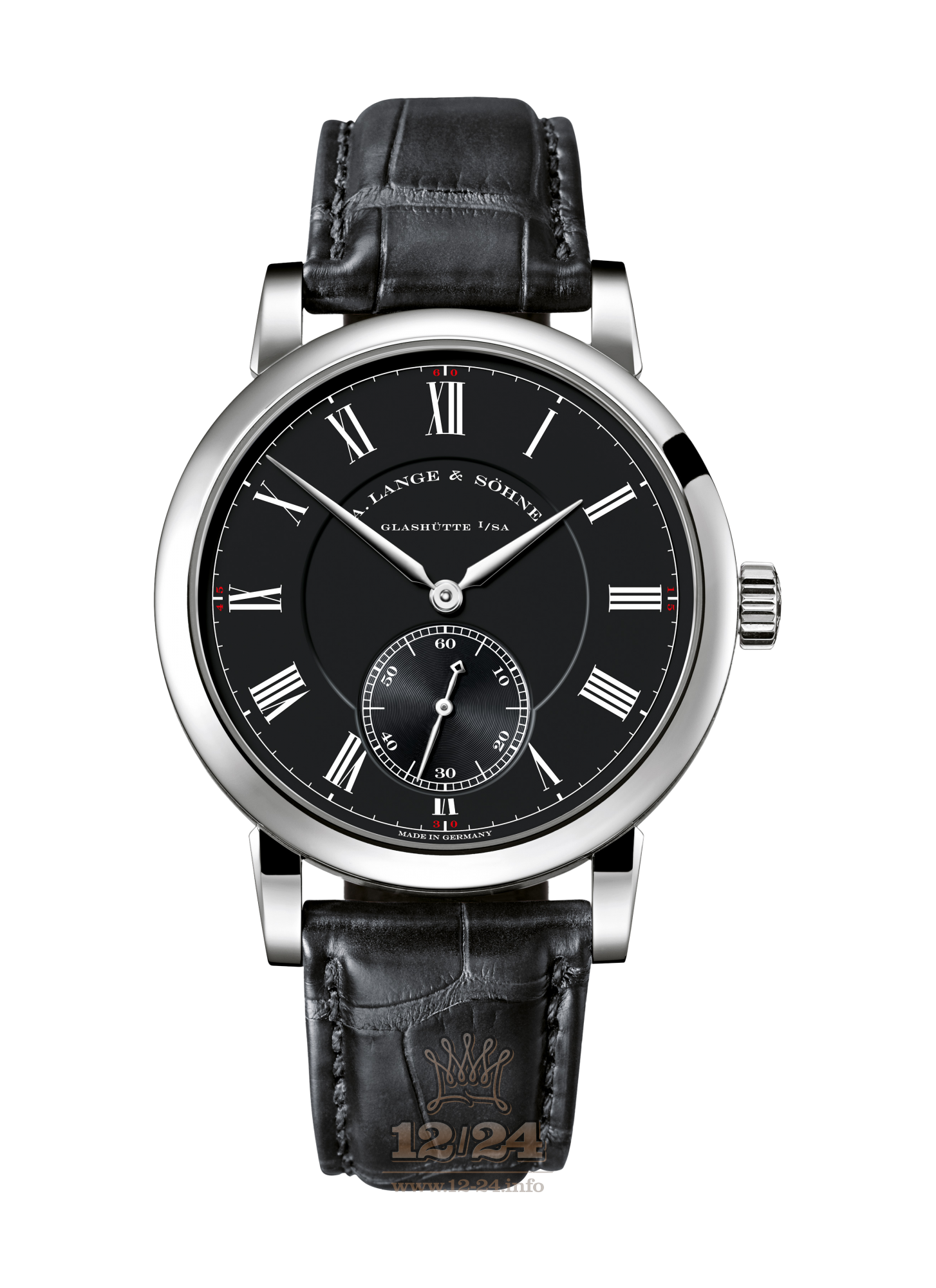 A.Lange & Sohne Richard Lange Watch 260.028 40 mm White gold Case Black Dial