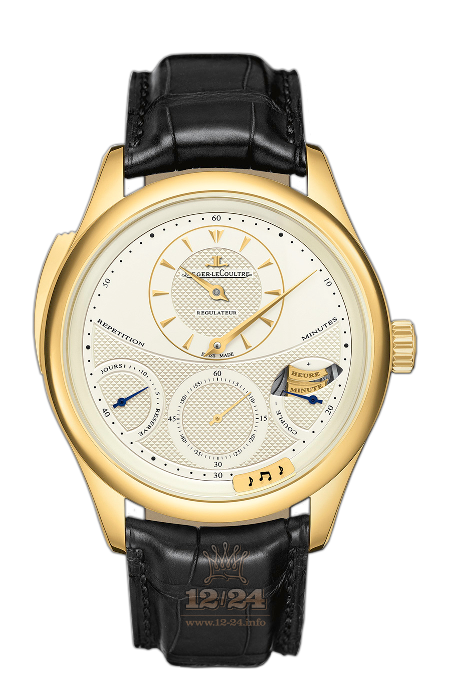 Jaeger-LeCoultre Master Watch 5011410 44 mm Yellow gold Case White Beige Dial
