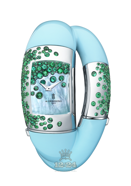 de Grisogono Lovivi Watch L-S03/M White gold Case Blue Dial