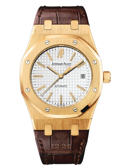 Audemars Piguet Royal Oak Watch 15300BA.OO.D088CR.01 39 mm Yellow gold Case White Dial