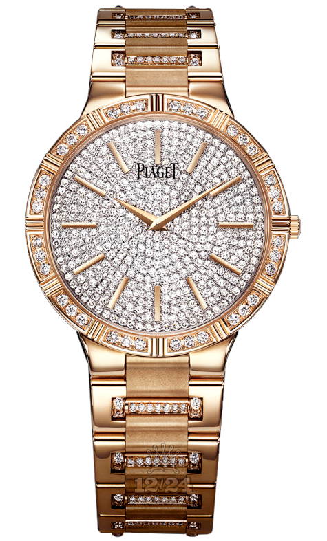 Piaget Dancer Watch G0A34054 38 mm Pink gold Case Silver Dial