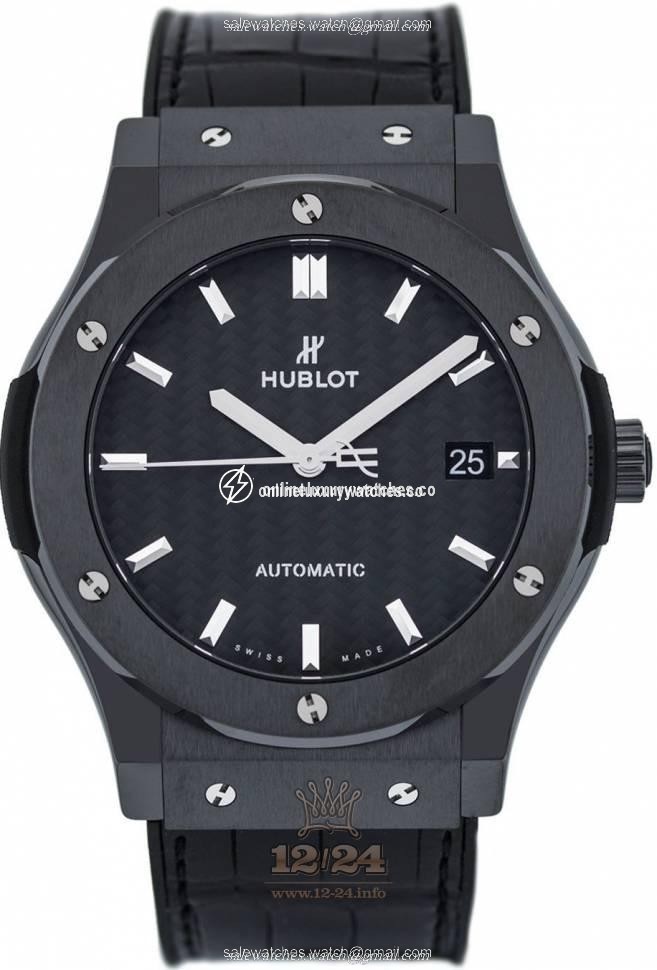 Hublot Classic Fusion Watch 511.CM.1171.LR 45 mm Titanium Case Black Dial