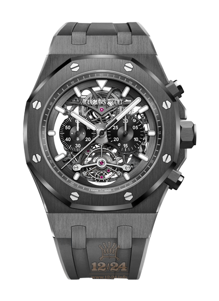 Audemars Piguet Royal Oak Watch 26343CE.OO.D002CA.01 44 mm Ceramics Case Black Dial