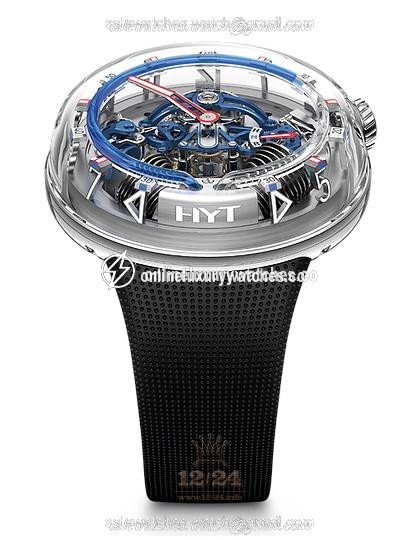 HYT H20 Watch 251-AC-46-BF-RU 51 mm Stainless steel Case Gray Dark blue Dial