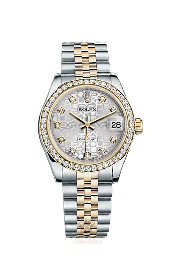 Rolex Datejust Watch 178383-0010 31 mm Steel / Yellow gold Case Silver Dial