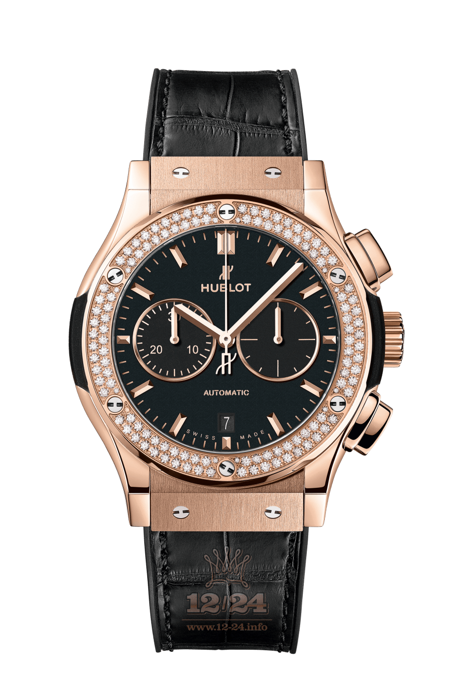 Hublot Classic Fusion Watch 541.OX.1181.LR.1104 42 mm Pink gold Case Black Dial