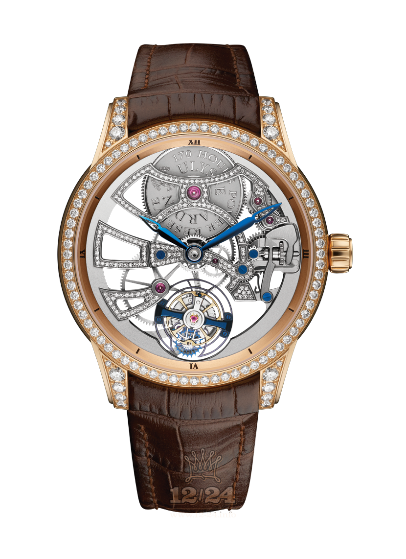 Ulysse Nardin Classic Watch 1706-129BC 44 mm Pink gold Case