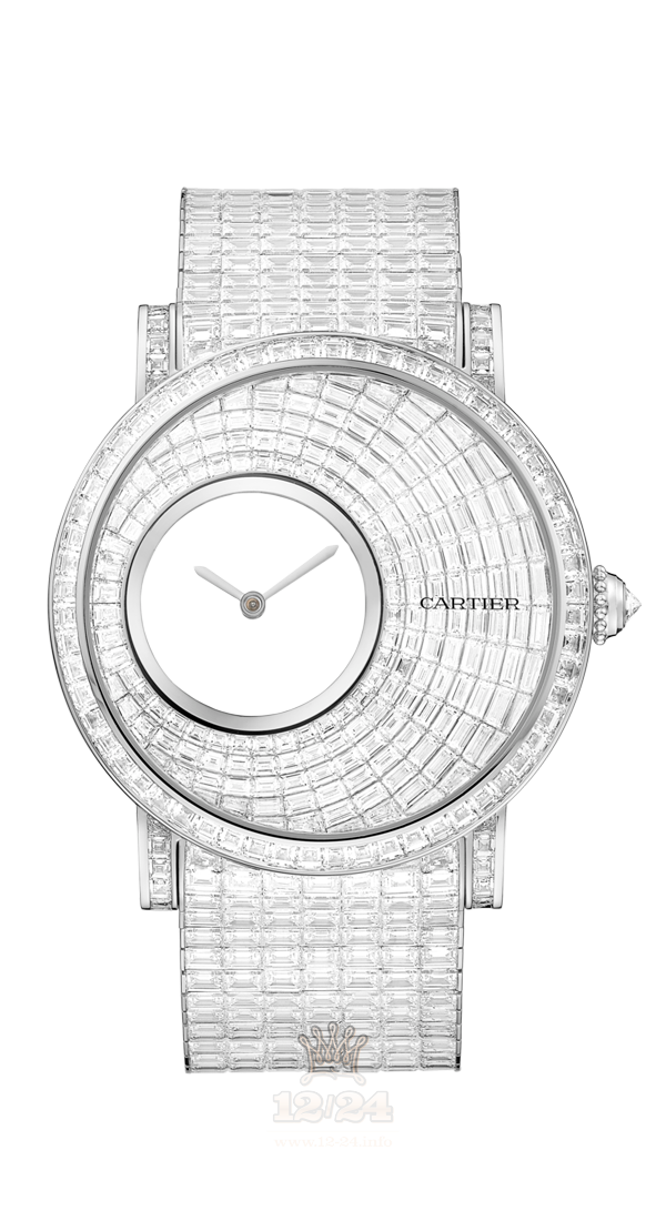 Cartier Rotonde de Cartier Watch HPI00890 44 mm White gold Case Silver Dial