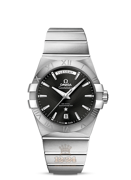 Omega Constellation Watch 123.10.38.22.01.001 38 mm Stainless steel Case Black Dial