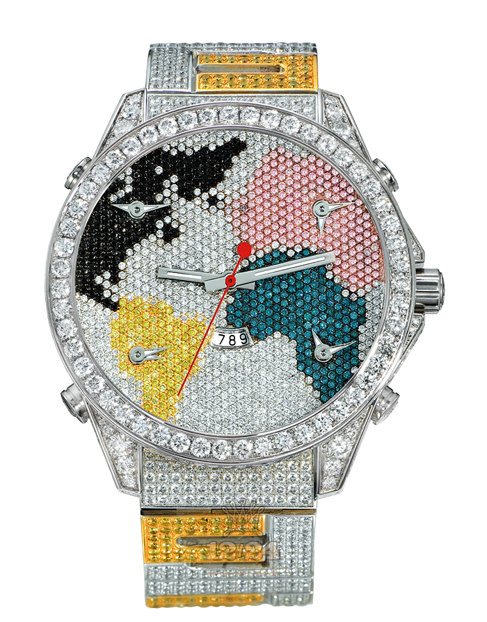 Jacob & Co Iconic Collection Watch JC-47DC 47 mm White gold Case