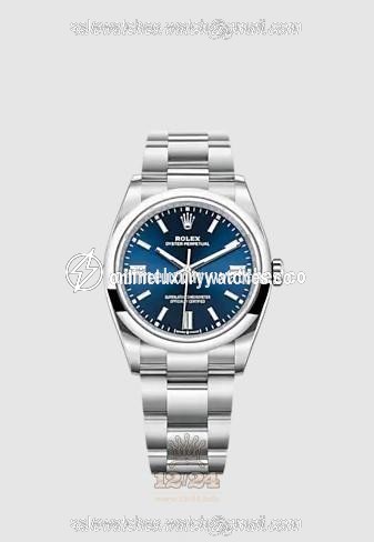 Rolex Oyster Perpetual Watch 126000-0003 36 mm Stainless steel Case Dark blue Dial