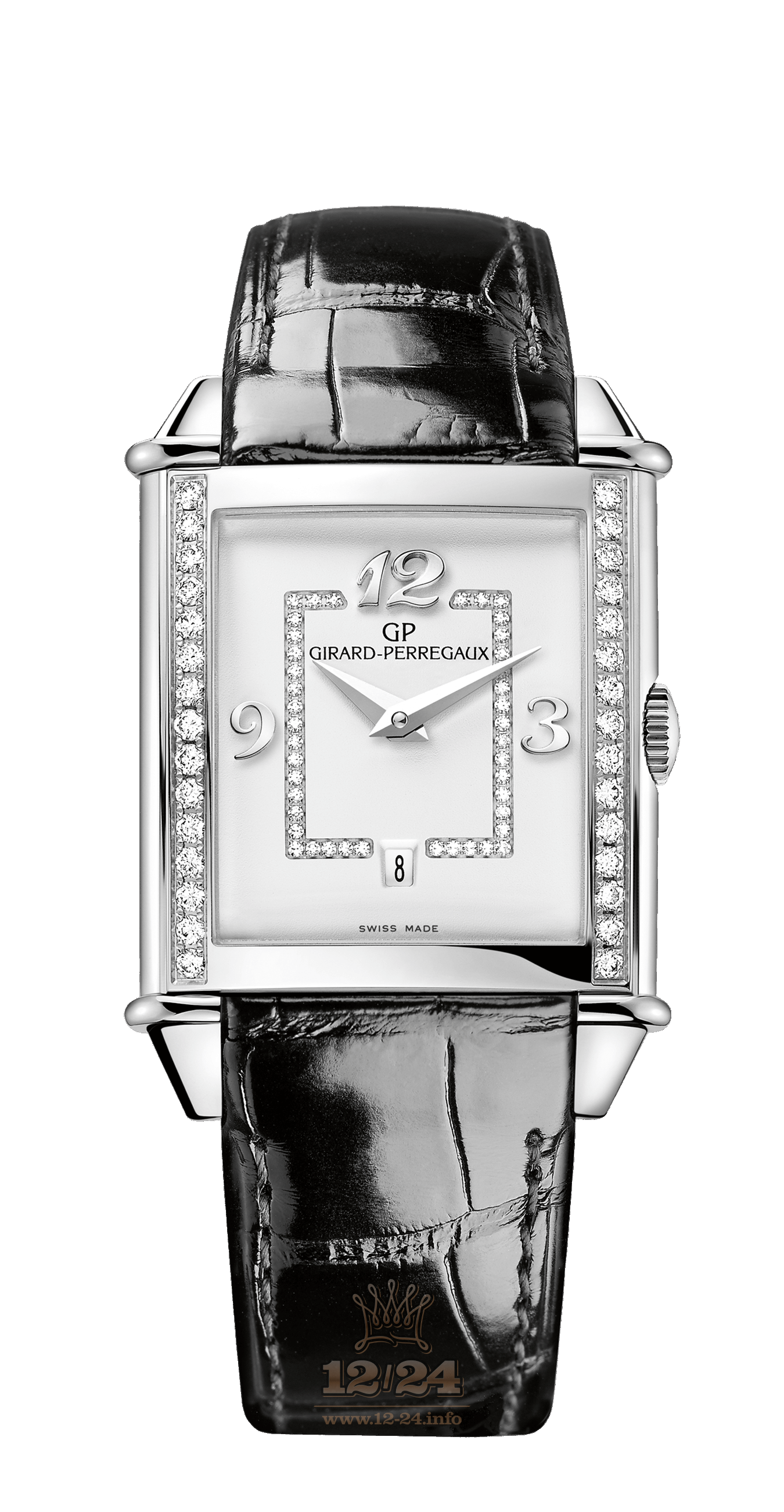 Girard Perregaux Vintage 1945 Watch 25860D11A1A1-CK6A 28 mm Stainless steel Case Silver Dial