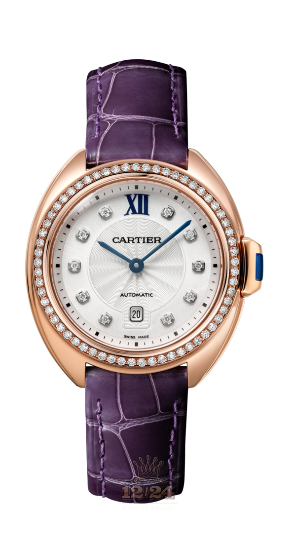 Cartier Cle de Cartier Watch WJCL0038 31 mm Pink gold Case Silver Dial