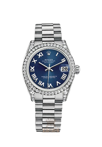 Rolex Datejust Watch 178159-0070 31 mm White gold Case Dark blue Dial