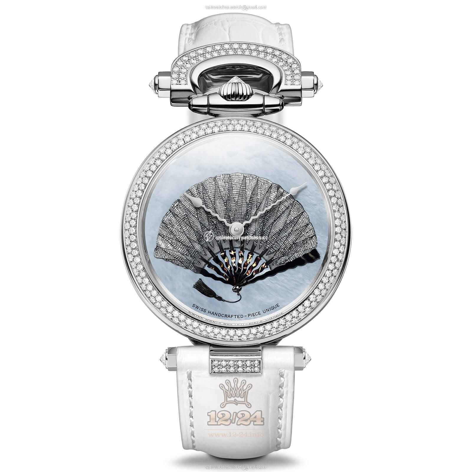 Bovet Fleurier Watch AF39567-SD123 39 mm White gold Case White Dial