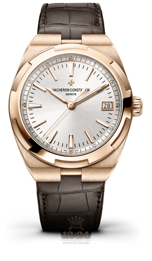 Vacheron Constantin Overseas Watch 4500V/000R-B127 41 mm Pink gold Case White Silver Dial