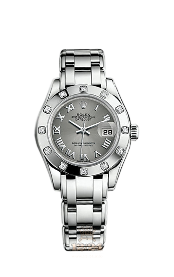 Rolex Pearlmaster Watch 80319-0045 29 mm White gold Case Gray Dial