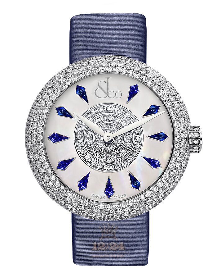 Jacob & Co Ladies Collection Watch BQ030.10.RH.KF.A 44 mm Stainless steel Case White Dial