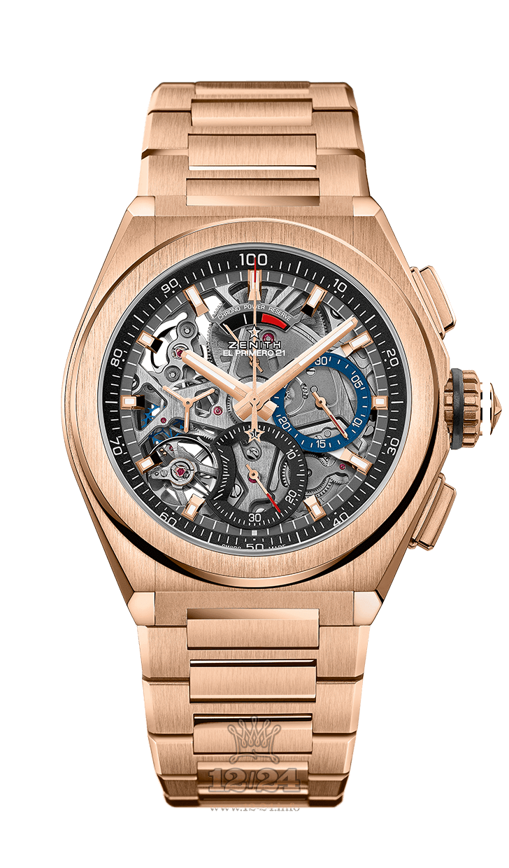 Zenith Defy Watch 18.9000.9004/71.M9000 44 mm Pink gold Case Gray Dial