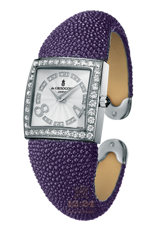 de Grisogono Piccolina Watch P-S05/M White gold Case Silver Dial