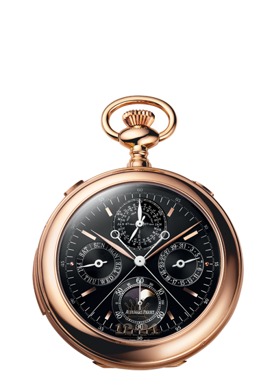 Audemars Piguet Classique Watch 25701OR.OO.000XX.03 52 mm Pink gold Case Black Dial