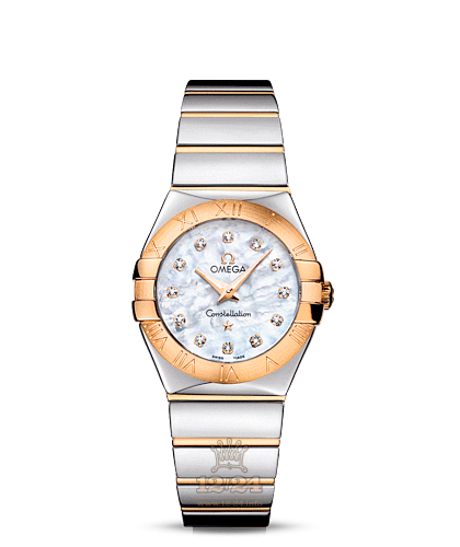 Omega Constellation Watch 123.20.27.60.55.004 27 mm Steel / Yellow gold Case White Dial