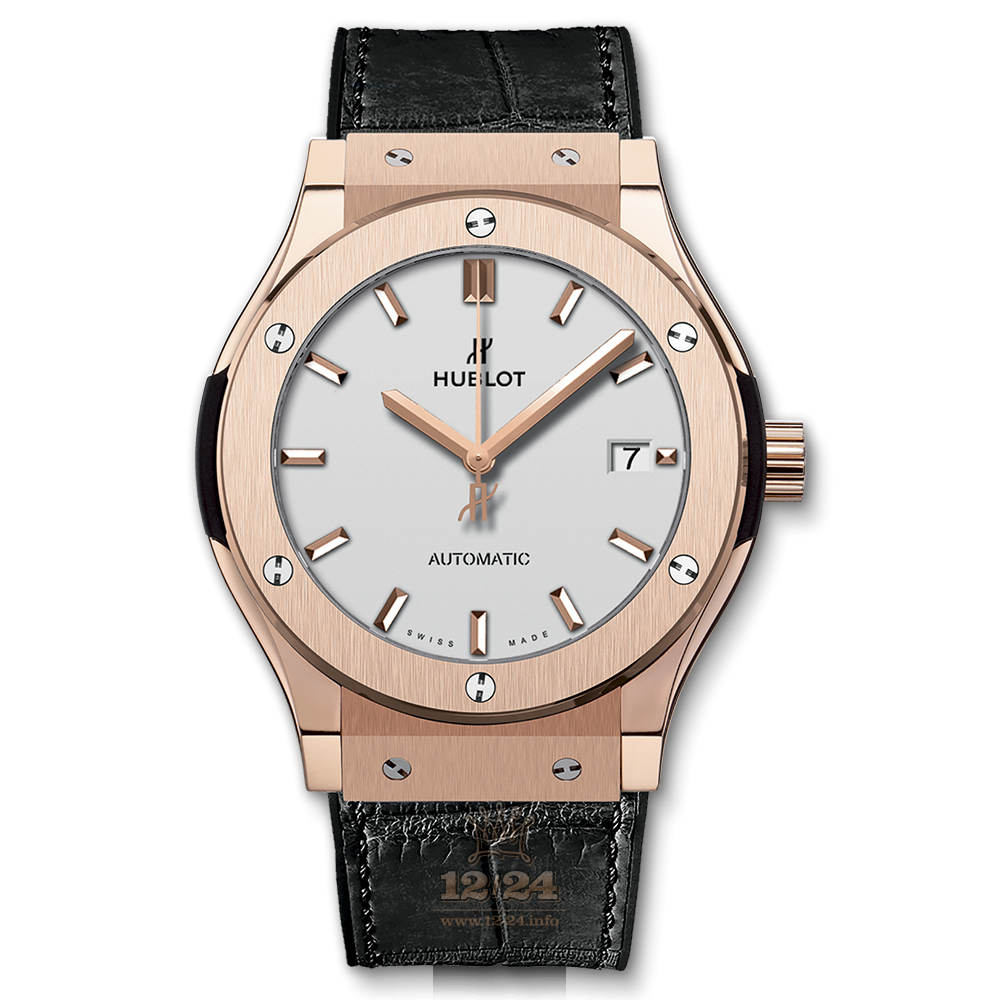 Hublot Classic Fusion Watch 511.OX.2611.LR 45 mm Red gold Case White Dial