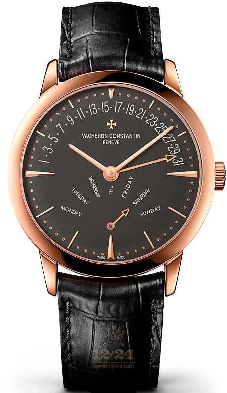 Vacheron Constantin Patrimony Watch 86020/000R-9940 42 mm Pink gold Case Gray Dial
