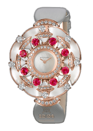 Bvlgari Divas Dream Watch 102218 DVP39WGD1MOPRL 39 mm Pink gold Case White Dial