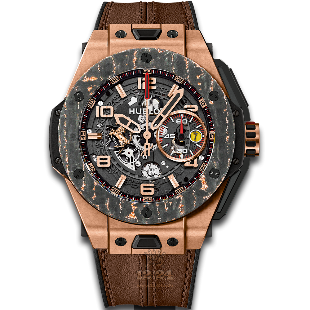 Hublot Big Bang Watch 401.OJ.0123.VR 45 mm Pink gold Carbon Case Black Dial