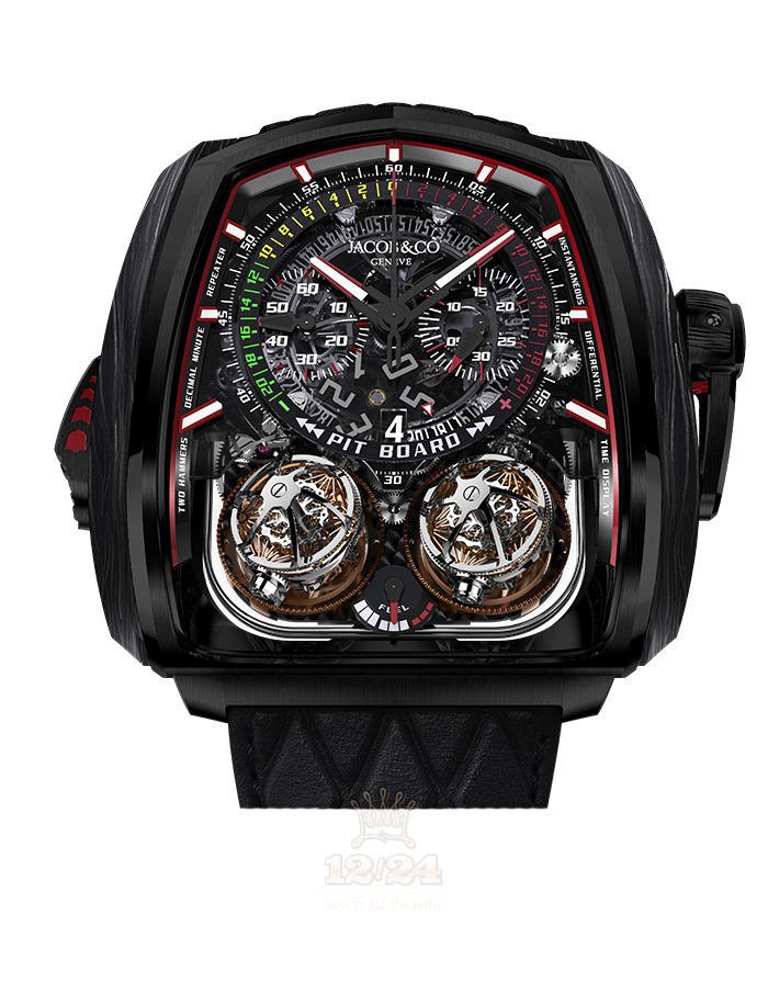 Jacob & Co Grand Complication Masterpieces Watch TT200.21.NS.NK.A 52 mm Titanium DLC coating Case