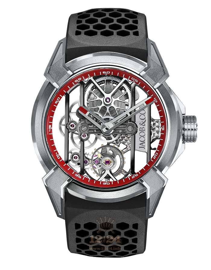 Jacob & Co Gents Collection Watch EX100.20.PS.RW.A 44 mm Titanium Case
