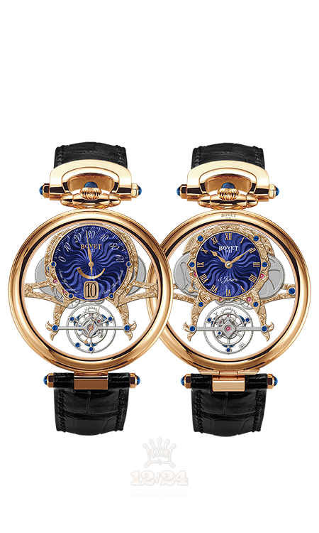 Bovet Fleurier Grandes Complications Watch AIVI011 44 mm Pink gold Case Dark blue Dial
