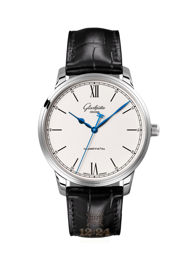 Glashutte Senator Watch 1-36-01-01-02-01 40 mm Stainless steel Case White Dial