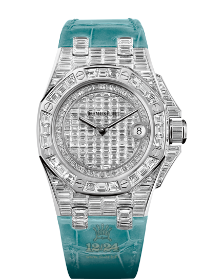 Audemars Piguet Royal Oak Offshore Watch 67543BC.ZZ.D314CR.01 37 mm White gold Case Silver Dial