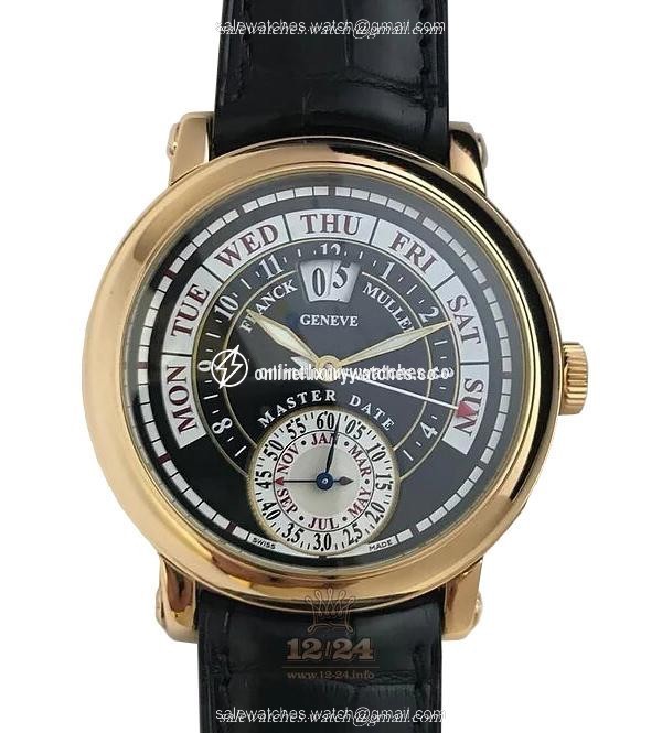 Franck Muller Grand Complications Watch 7008 G D Pink gold Case Black Dial
