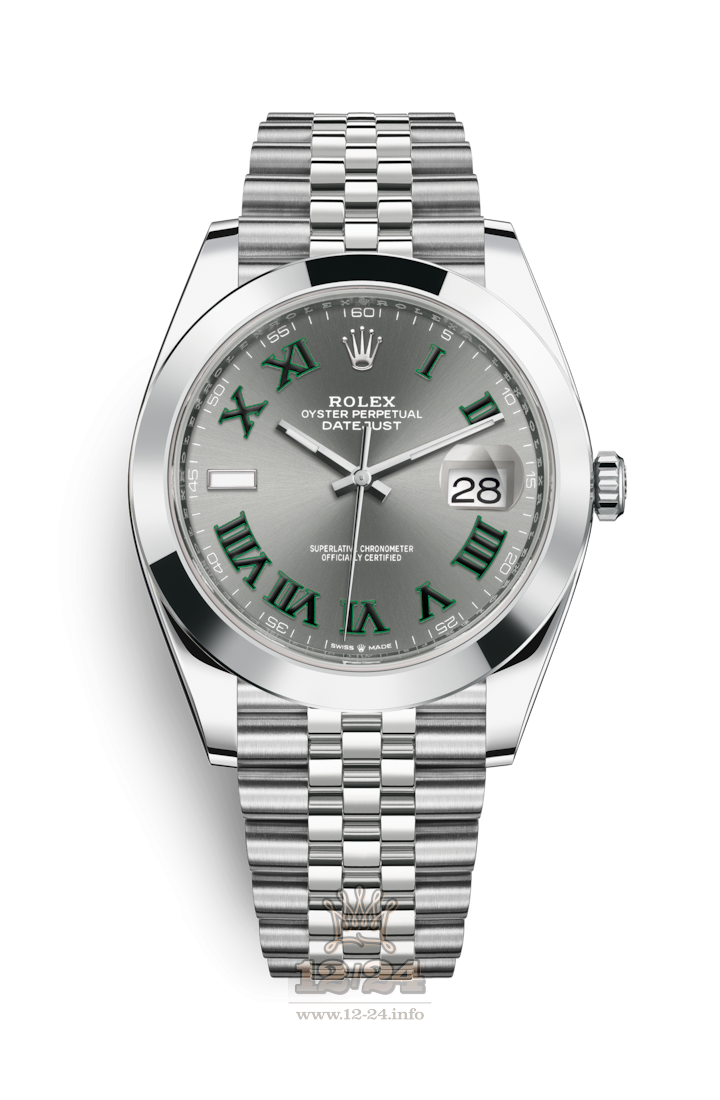 Rolex Datejust Watch 126300-0014 41 mm Stainless steel Case Gray Dial