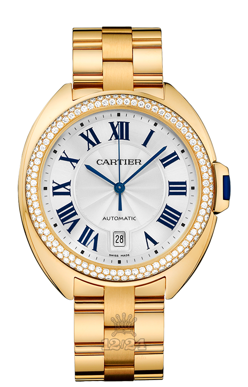 Cartier Cle de Cartier Watch WJCL0010 40 mm Yellow gold Case Silver Dial