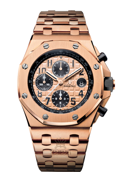 Audemars Piguet Royal Oak Offshore Watch 26470OR.OO.1000OR.01 42 mm Pink gold Case Pink Dial