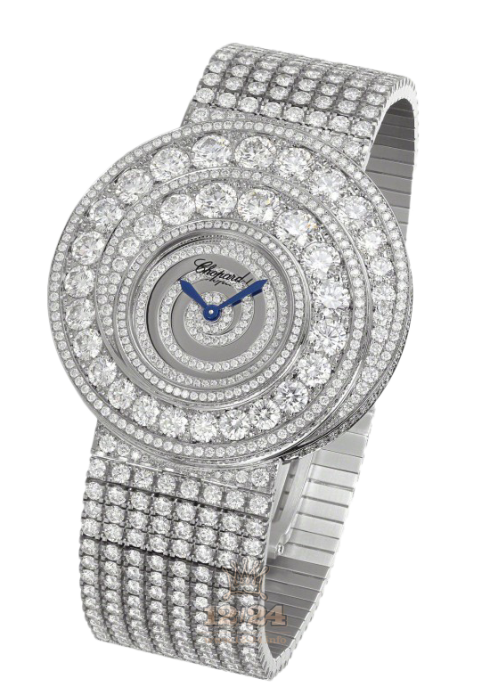 Chopard L Heure du Diamant Watch 109220-1002 White gold Case Silver Dial