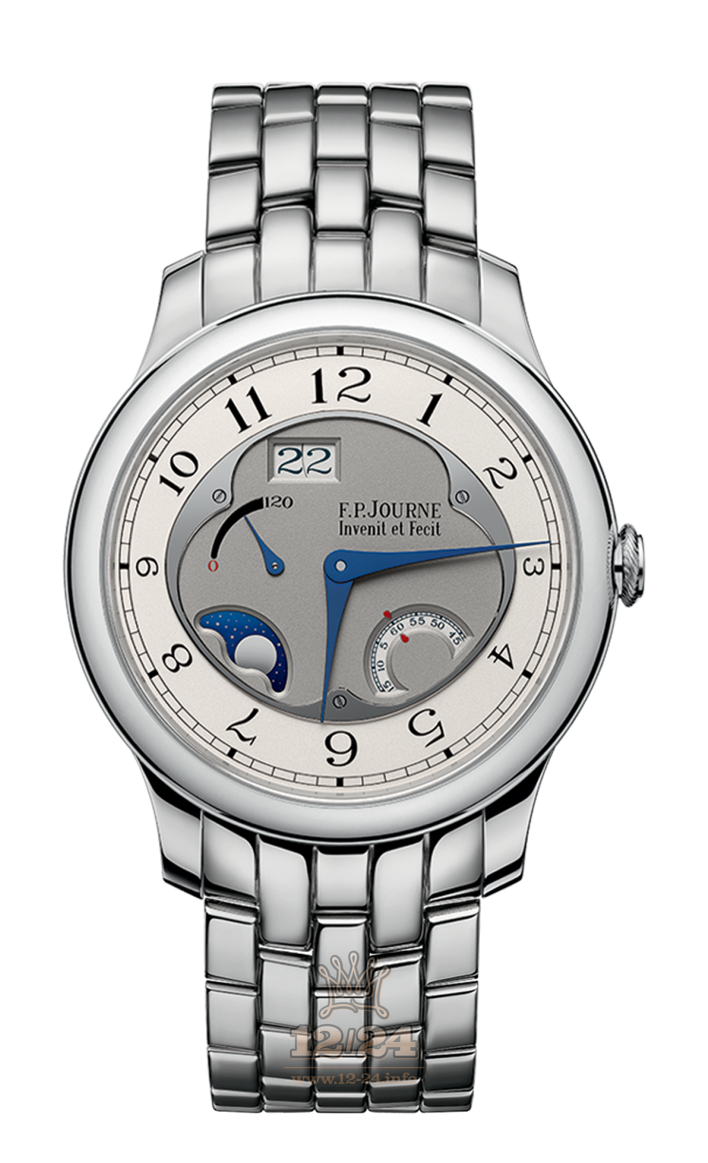 F.P.Journe Octa Watch FPJ-Co-Octa-Divine-LN-Pl 40 mm Platinum Case White Gray Dial