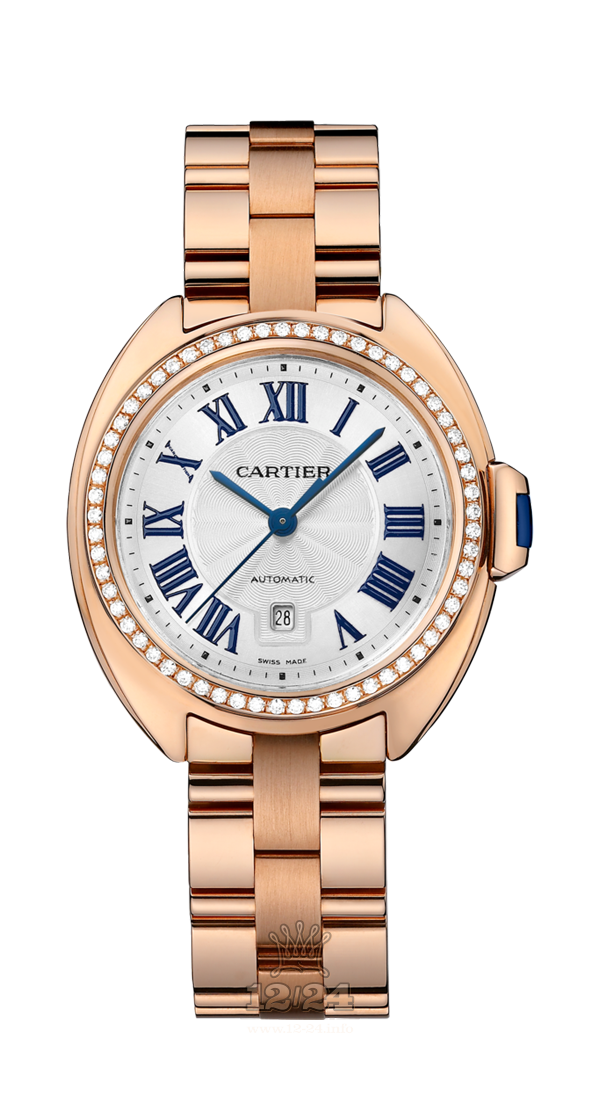 Cartier Cle de Cartier Watch WJCL0046 31 mm Pink gold Case Silver Dial
