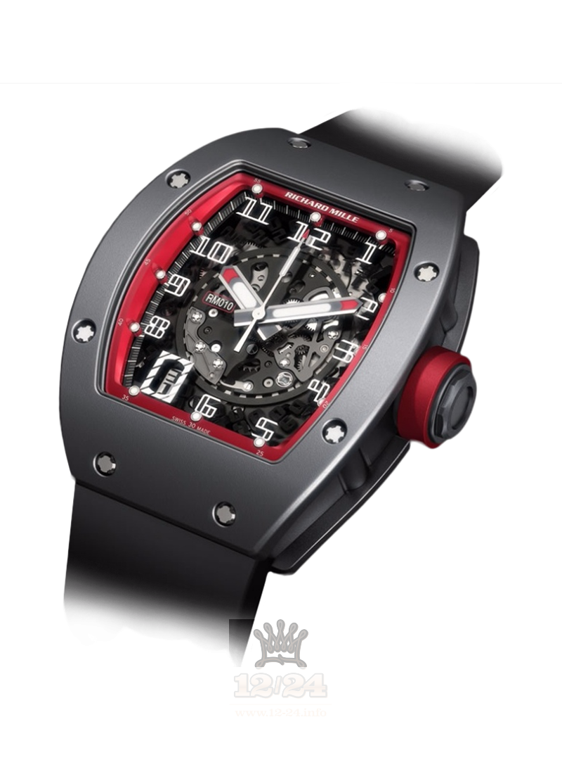 Richard Mille Men's Collection Watch RM 010 Italia 48 mm Titanium Case