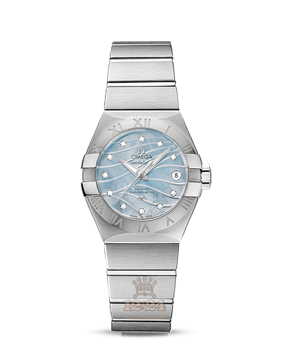 Omega Constellation Watch 123.10.27.20.57.001 27 mm Stainless steel Case Blue Dial