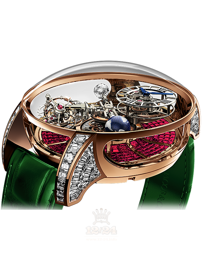 Jacob & Co Grand Complication Masterpieces Watch 750.800.40.BD.BR.1BD 50 mm Pink gold Case