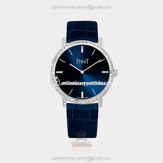 Piaget Altiplano Watch G0A44076 36 mm White gold Case Dark blue Dial