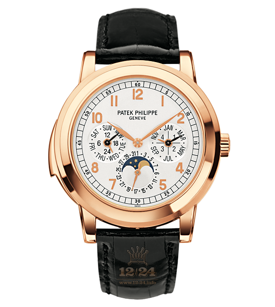 Patek Philippe Grand Complications Watch 5074R-012 42 mm Pink gold Case White Dial
