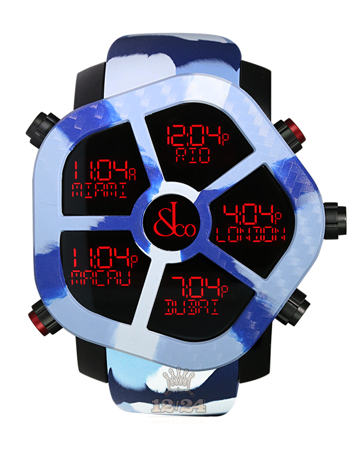 Jacob & Co Gents Collection Watch GH100.11.NS.PC.ANP4D 47 mm Carbon Case Black Dial