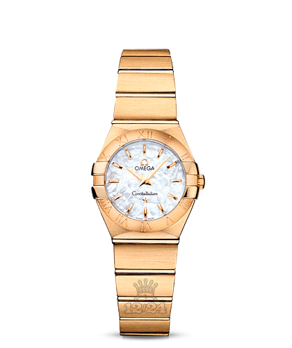 Omega Constellation Watch 123.50.24.60.05.002 24 mm Yellow gold Case White Dial