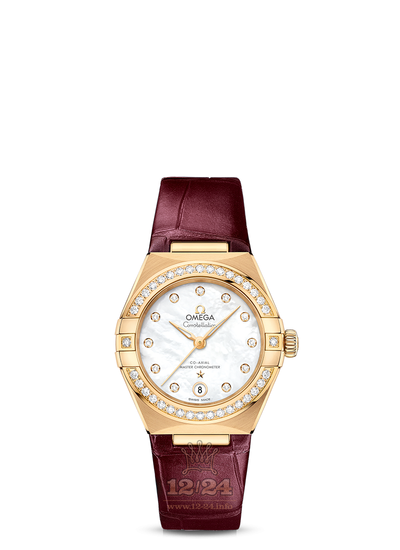 Omega Constellation Watch 131.58.29.20.55.001 29 mm Yellow gold Case White Dial